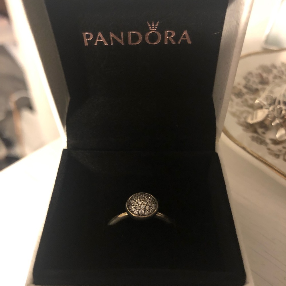 Pandora NIB dazzling droplet ring
